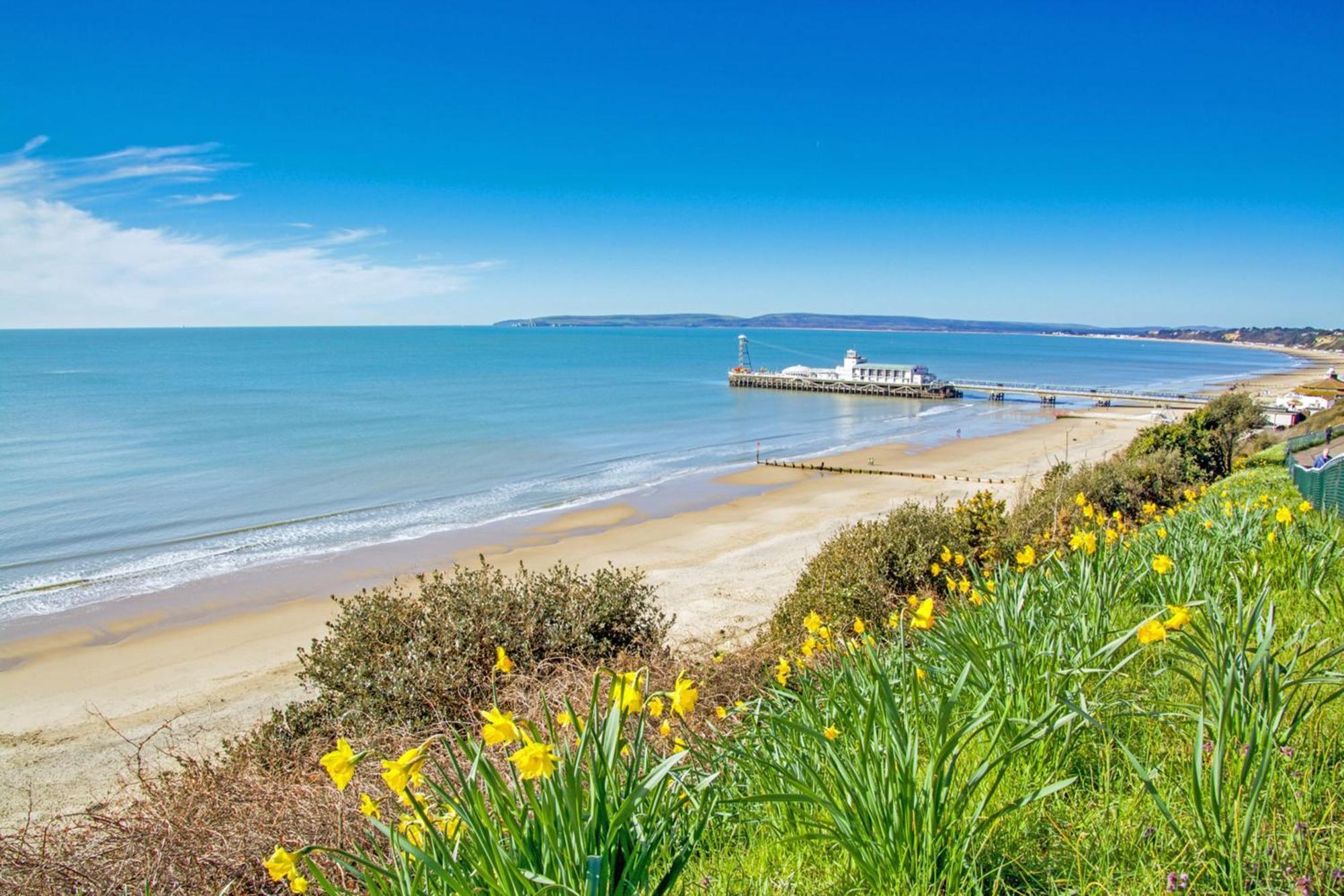 Bournecoast - Clifftop Apartment With Garden -Fm827 Bournemouth Bagian luar foto